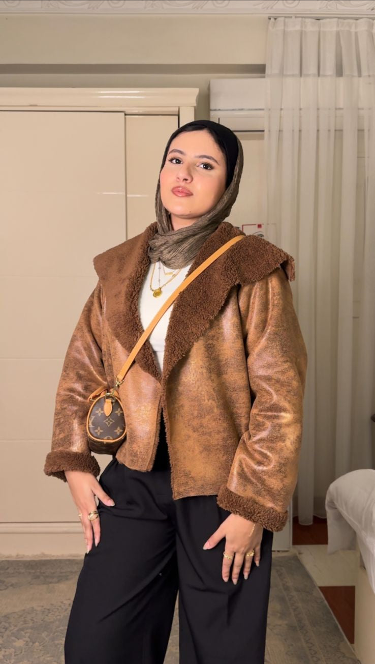 KG Leather Bomber Jacket