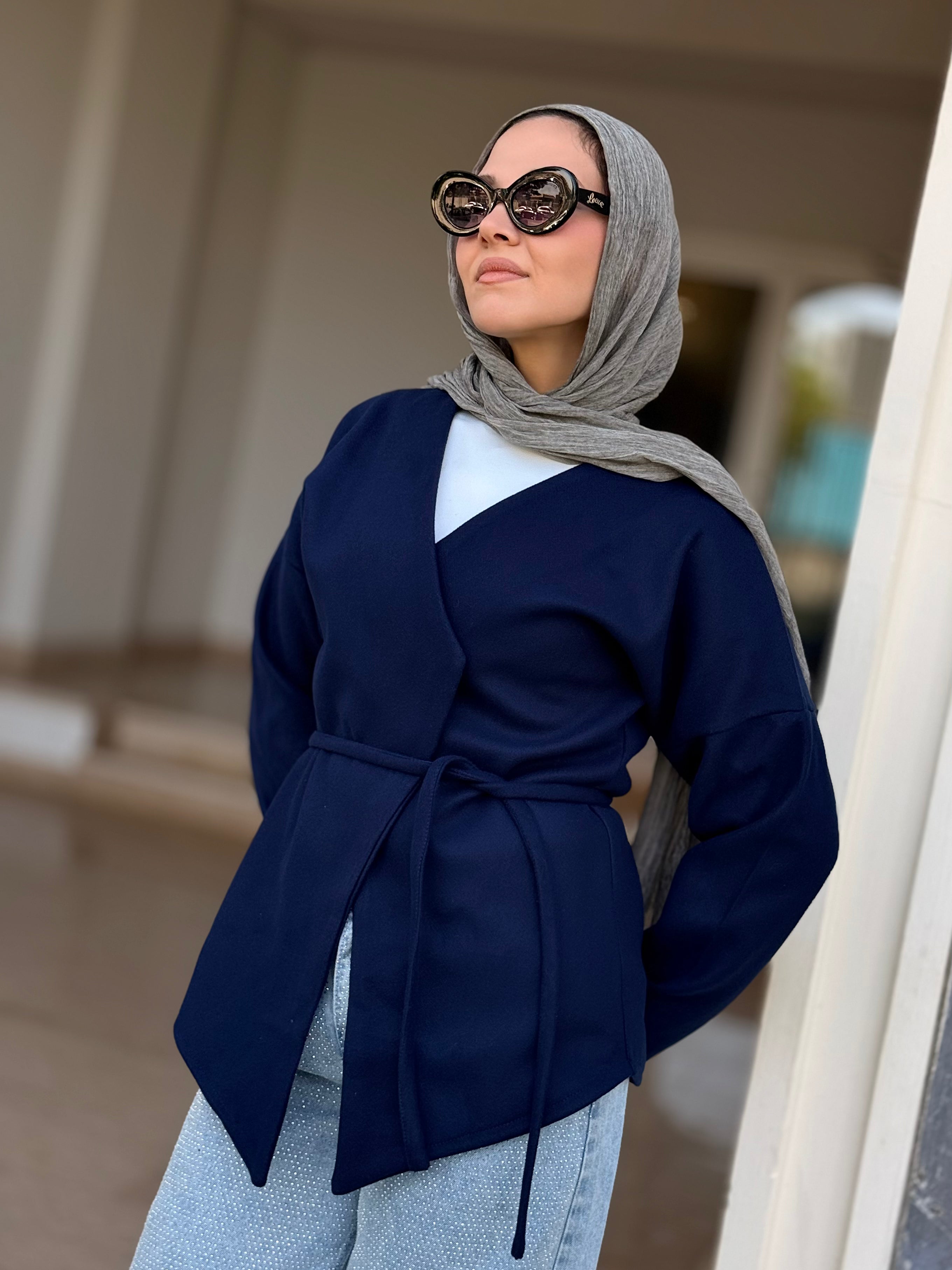 B Belted Kimono Jacket