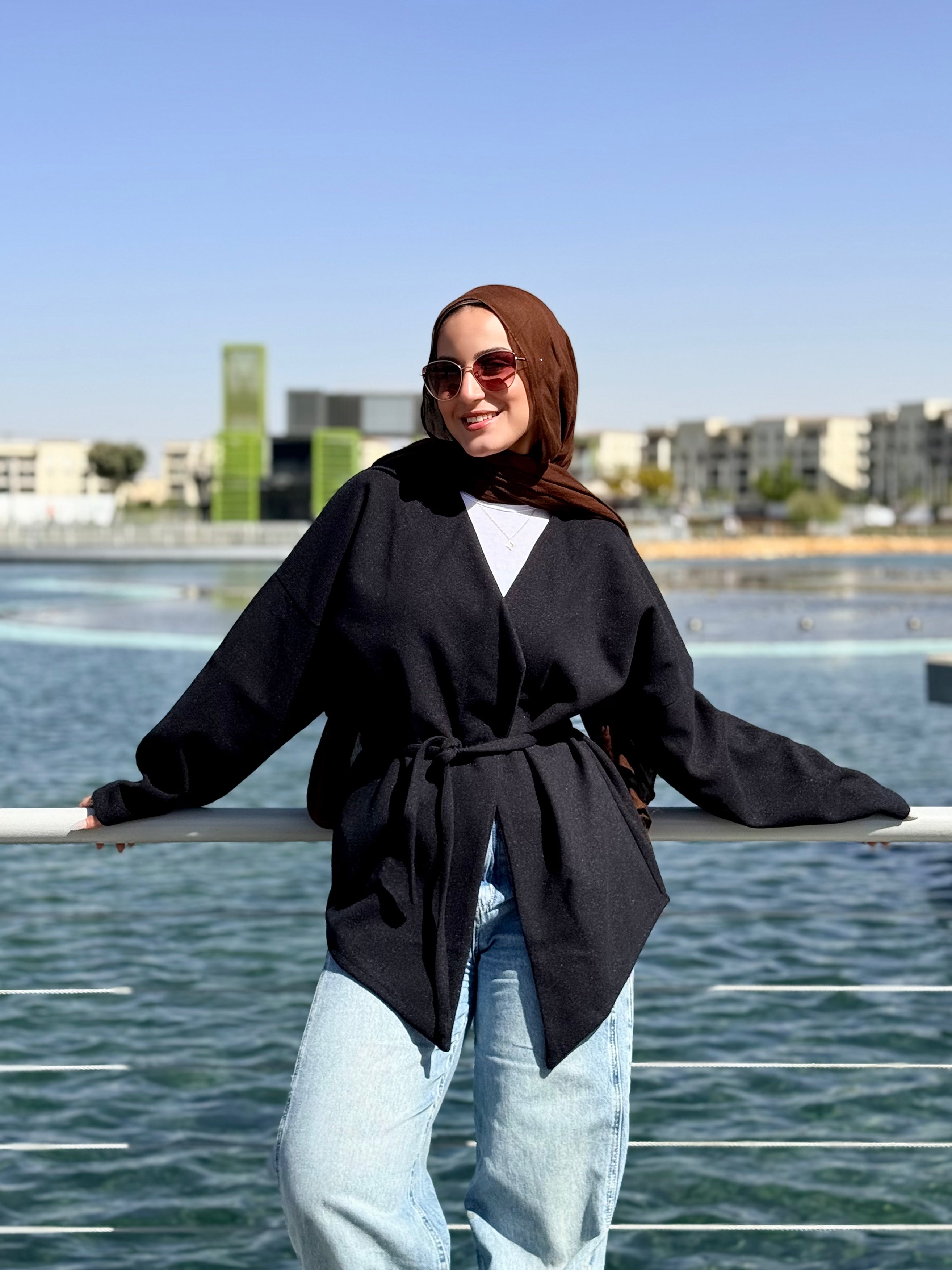 B Belted Kimono Jacket