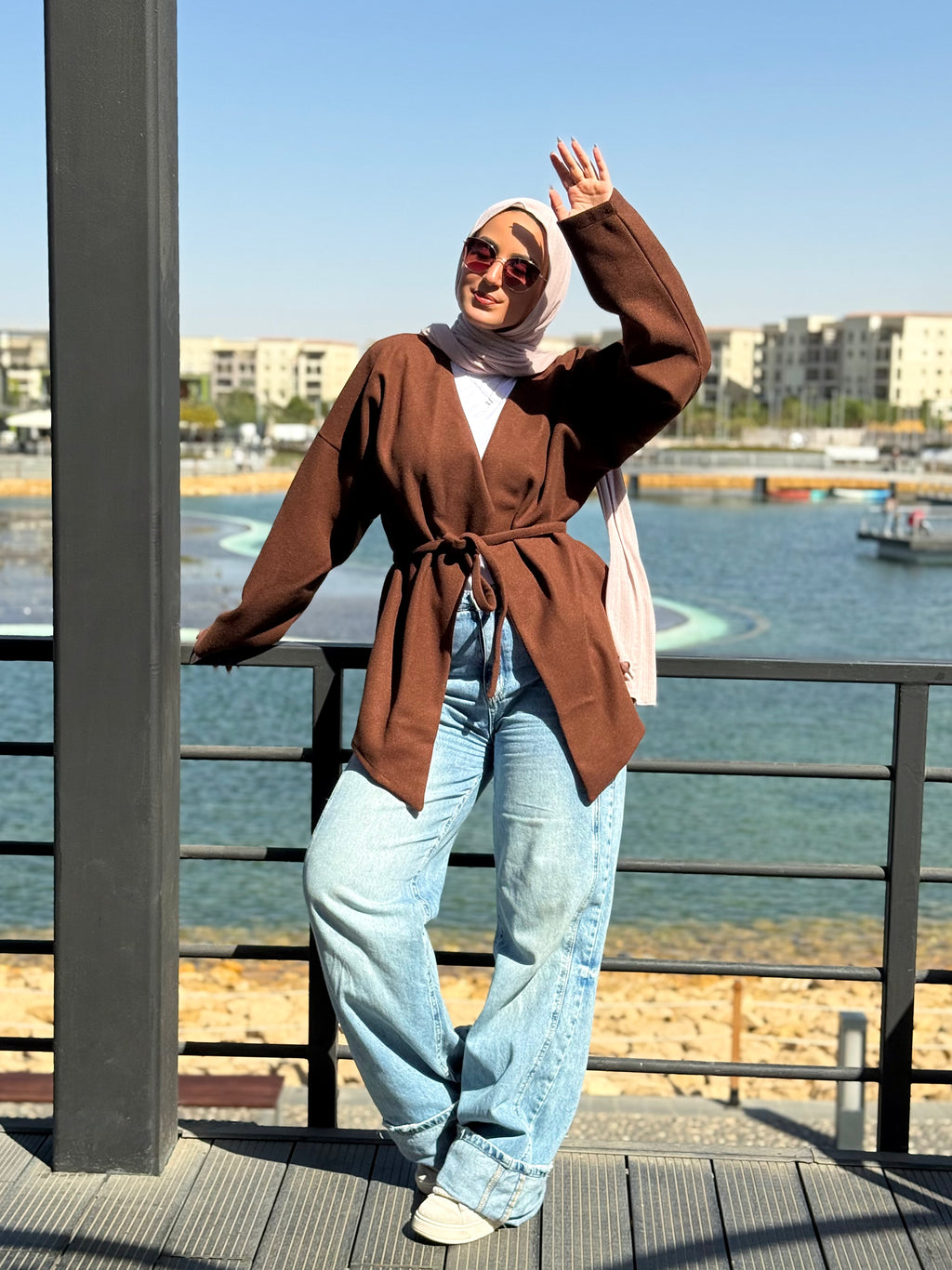 B Belted Kimono Jacket