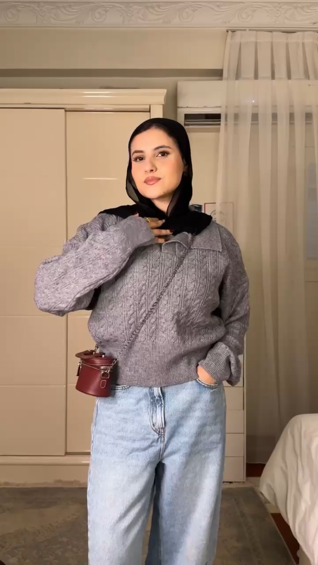 TM Textured Knit Sweater