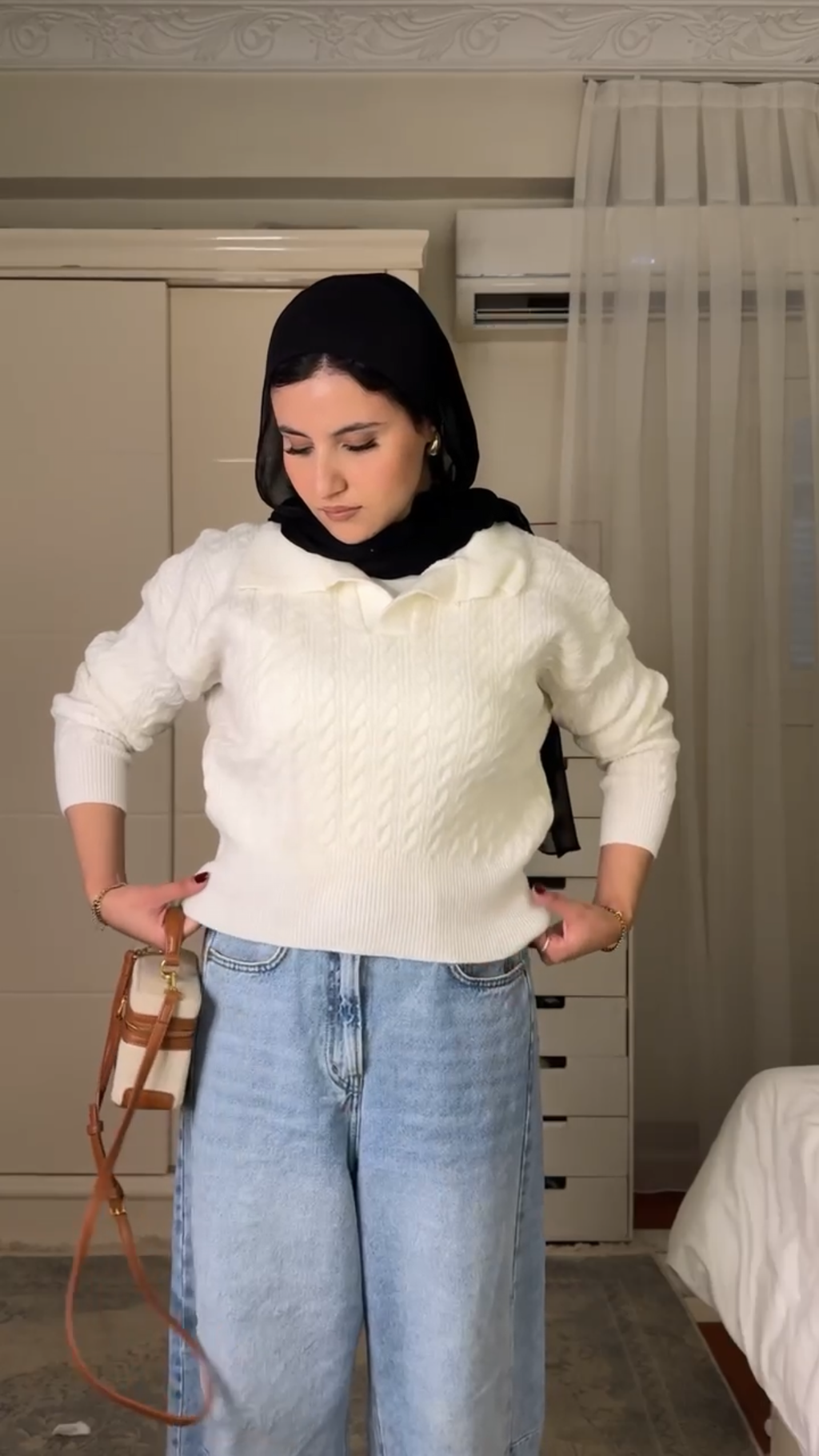 TM Textured Knit Sweater